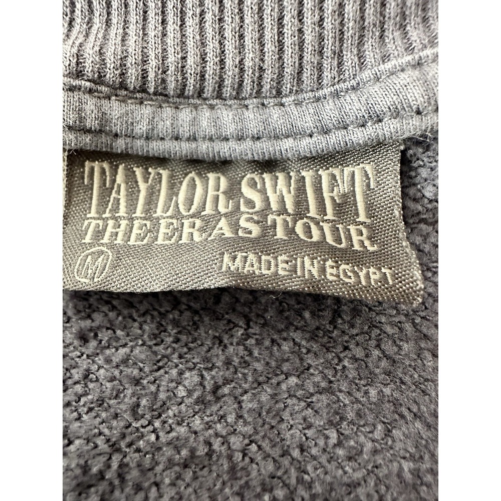 Taylor Swift Eras Tour Official Blue Crewneck Sweatshirt Womens Medium Oversized - Picture 3 of 8